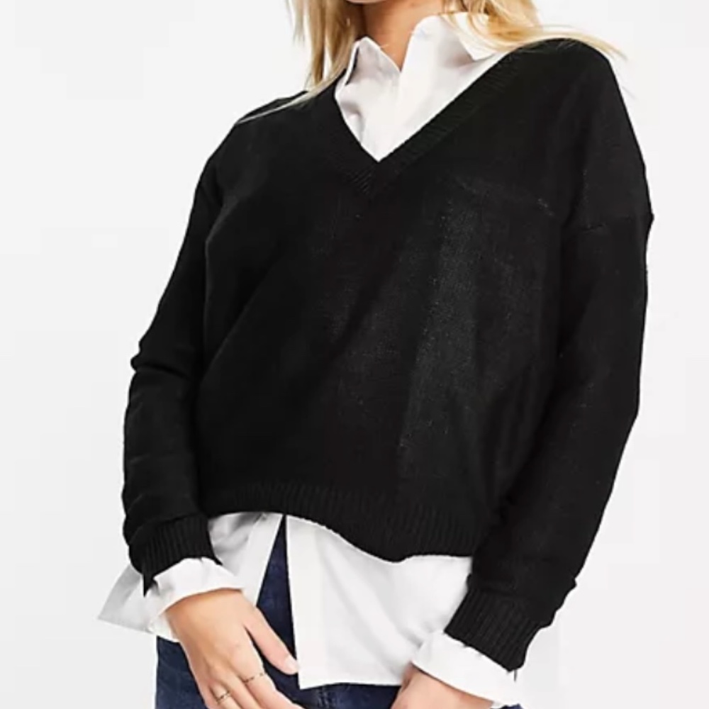 Brave Soul kansas v neck jumper - NWT (M)
